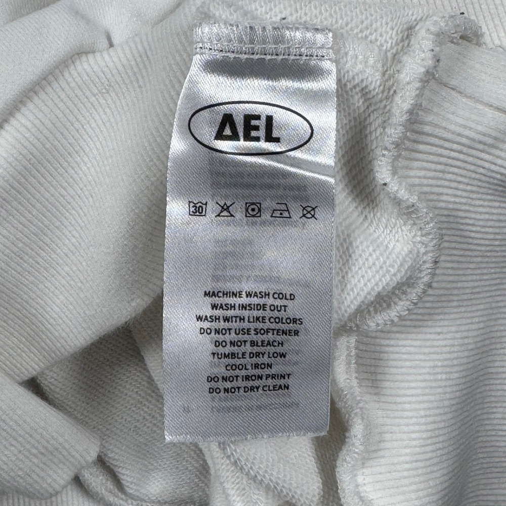 Aelfric Eden Womens Hoodie Size M White Heart Graphic Oversized Boxy Streetwear - Picture 7 of 8